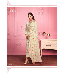 Pista Georgette Mirror Heavy Embroidered Pant Suit